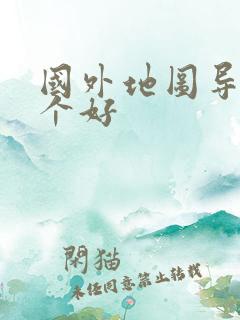 国外地图导航哪个好 国外地图导航哪个好