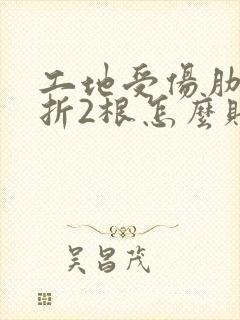 工地受伤肋骨骨折2根怎么赔付
