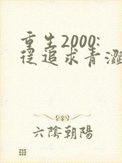 重生2000:从追求青涩校花同桌开始第14