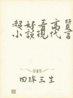 超好看高质量的小说现代言情虐文
