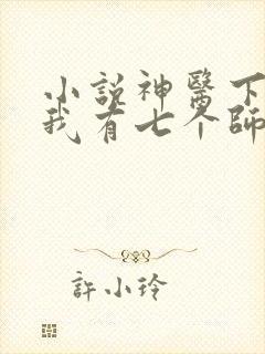 小说神医下山之我有七个师姐阅读