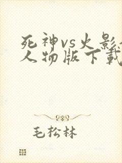 死神vs火影全人物版下载