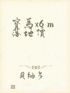 宝马x6 m 落地价