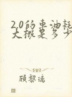 2.0的车油耗大概是多少