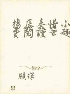 杨辰秦惜小说免费阅读笔趣阁全文