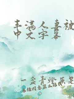 丰满人妻被插入中文字幕