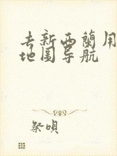 去新西兰用什么地图导航