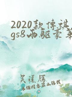 2020款传祺gs8两驱豪华智联版