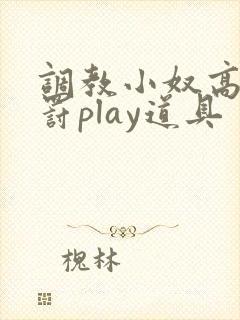 调教小奴高潮惩罚play道具