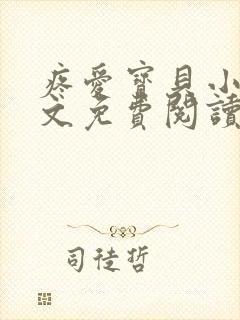 疼爱宝贝小说全文免费阅读笔趣阁