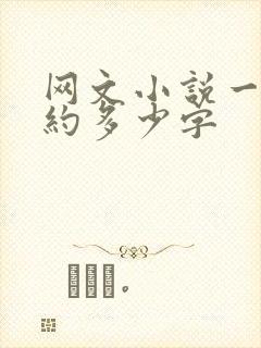 网文小说一章大约多少字