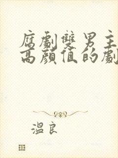 腐剧双男主都是高颜值的剧