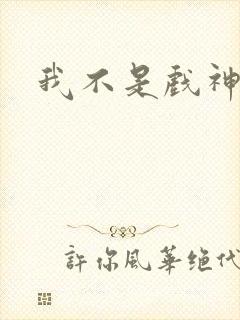 我不是戏神神道