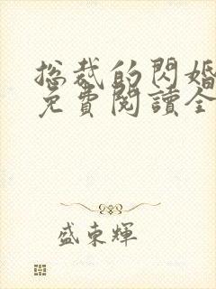 总裁的闪婚甜妻免费阅读全文