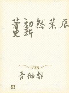 萧初然叶辰最快更新
