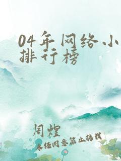 04年网络小说排行榜