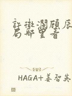 许微澜顾辰大结局哪里看