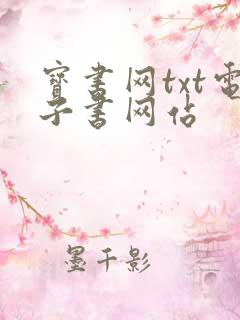 宝书网txt电子书网站