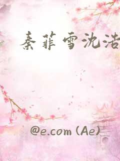 秦菲雪沈浩小说