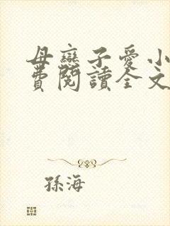 母恋子爱小说免费阅读全文 母恋子爱小说免费阅读全文