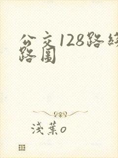 公交128路线路图
