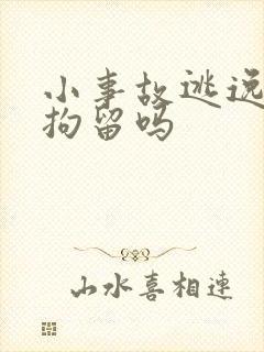 小事故逃逸会被拘留吗