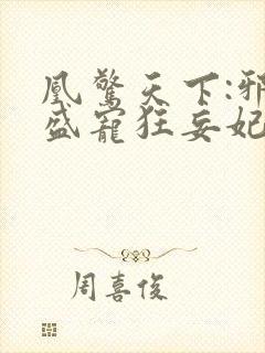 凰惊天下:邪王盛宠狂妄妃