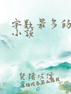 字数最多的经典小说