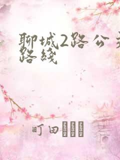 聊城2路公交车路线