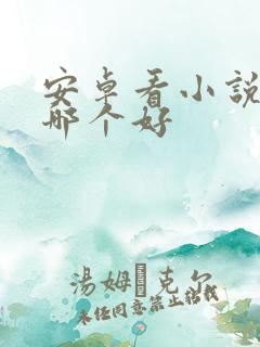 安卓看小说软件哪个好 安卓看小说软件哪个好