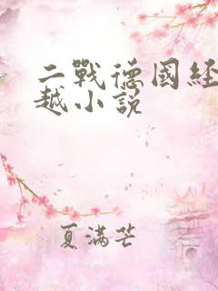 二战德国经典穿越小说