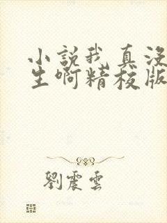 小说我真没想重生啊精校版
