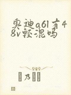 奥迪a6l有48v轻混吗 奥迪a6l有48v轻混吗