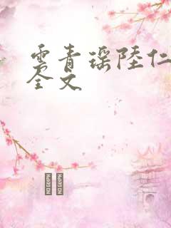 云青瑶陆仁阅读全文