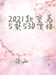 2021款宝马5系530价格 2021款宝马5系530价格