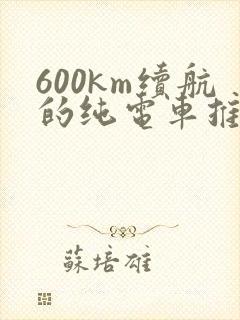 600km续航的纯电车推荐