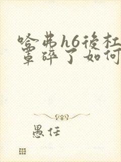 哈弗h6后杠灯罩碎了如何更换 哈弗h6后杠灯罩碎了如何更换