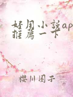 好用小说app推荐一下