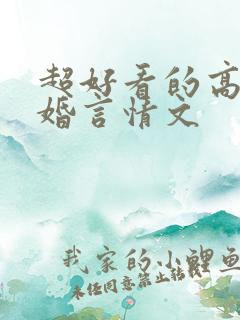 超好看的高干军婚言情文