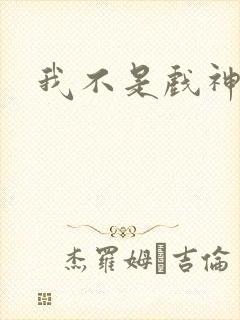我不是戏神神道