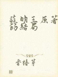 苏明玉原著真正的结局