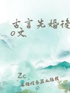 古言先婚后爱po文 古言先婚后爱po文