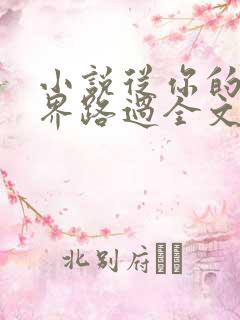 小说从你的全世界路过全文