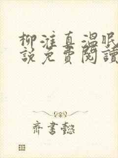 柳淮真温眠眠小说免费阅读无弹窗