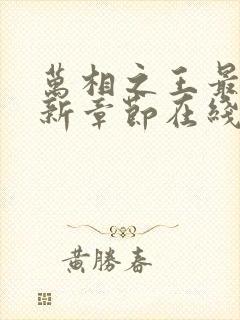 万相之王最新更新章节在线阅读