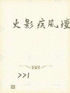 火影疾风坛游戏