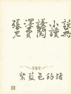 张泽谦小说全文免费阅读无弹窗