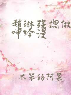 赵琳强摁做开腿呻吟漫