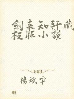 剑来知轩藏书精校版小说