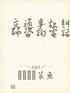 交通事故纠纷律师咨询电话